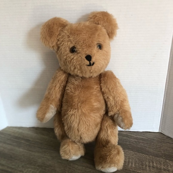 Vtg Fully Jointed Teddy Bear - Picture 8 of 8